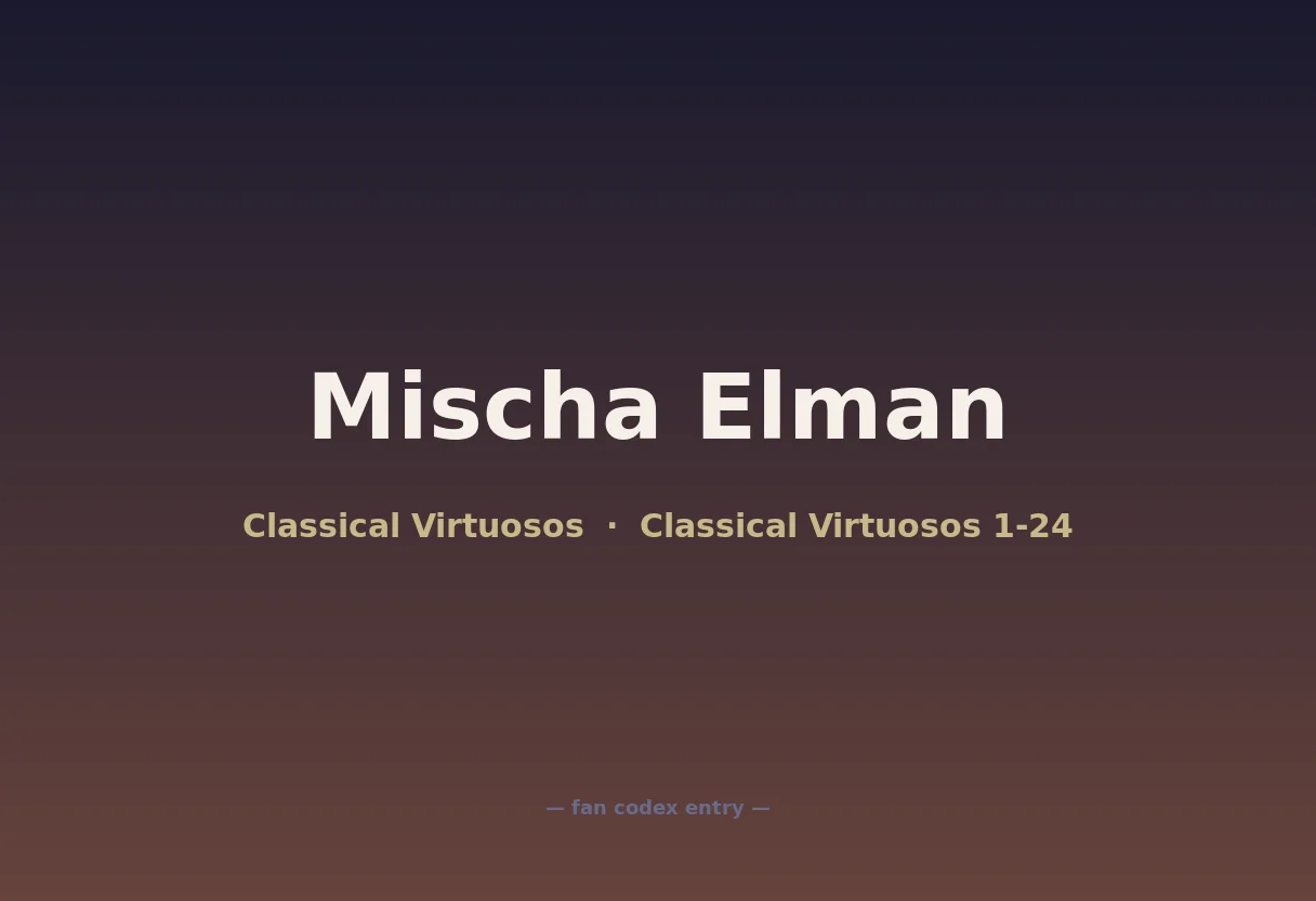 Mischa Elman