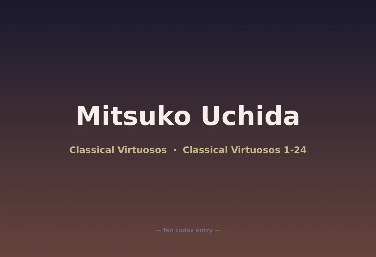 Mitsuko Uchida