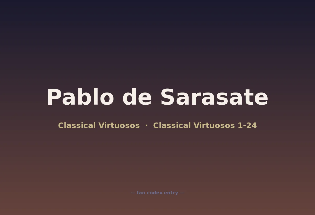 Pablo de Sarasate
