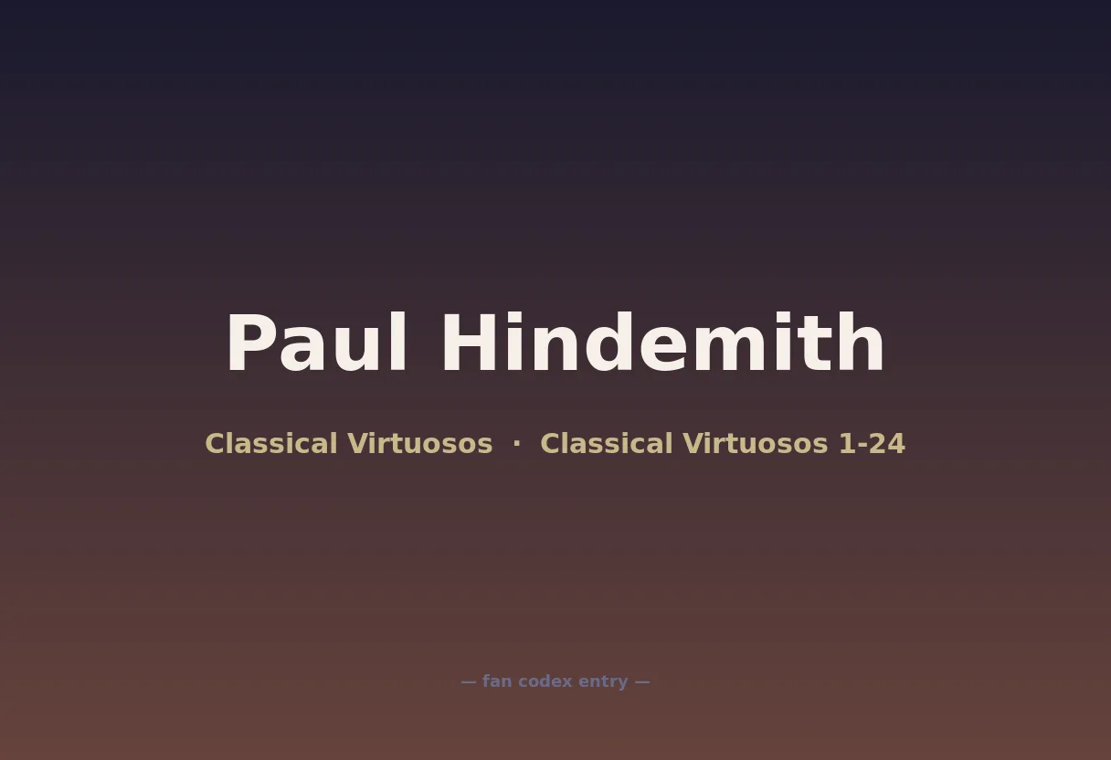 Paul Hindemith