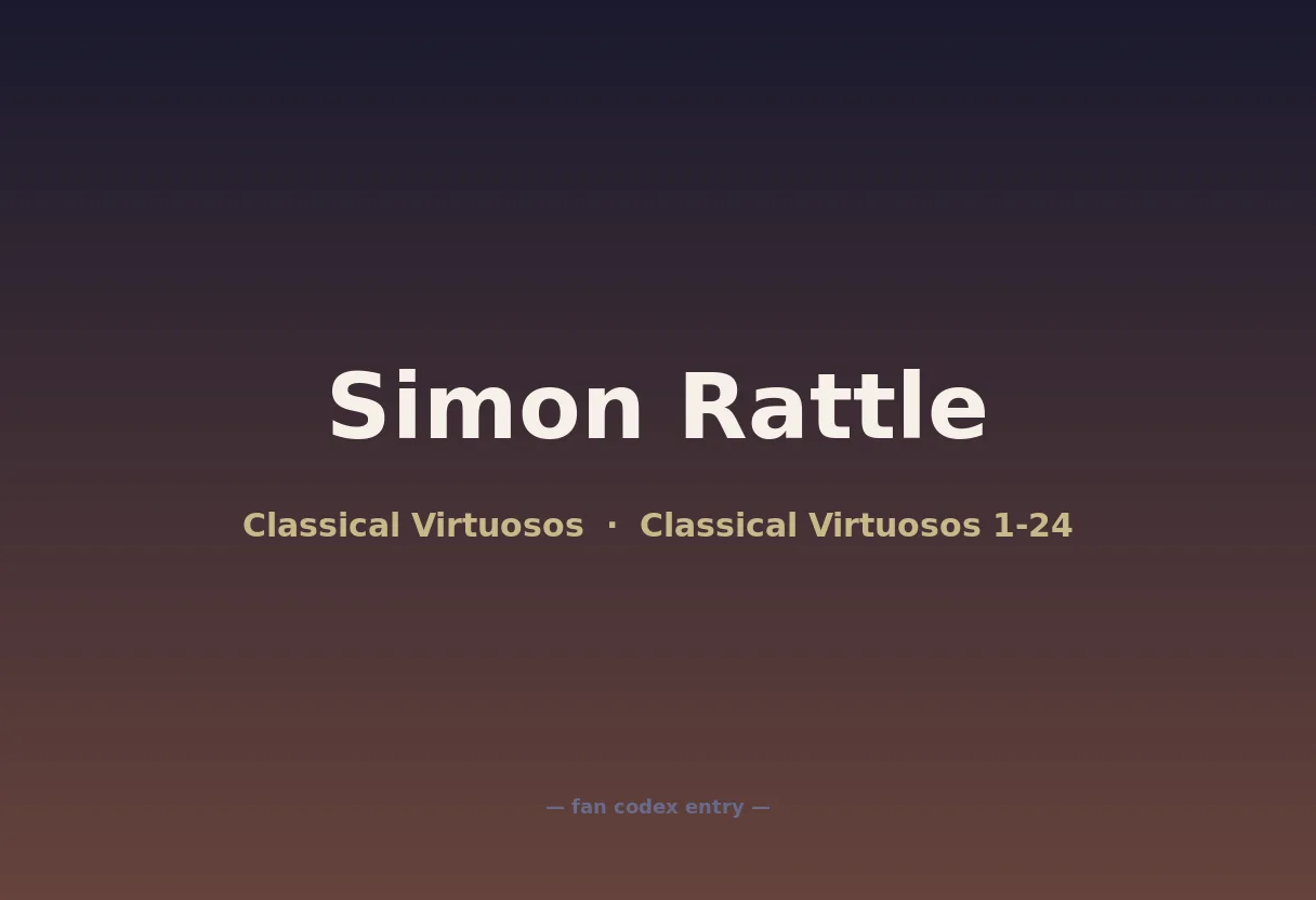 Simon Rattle
