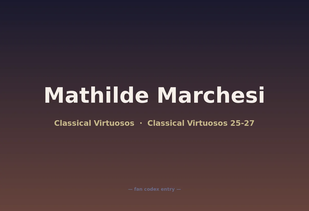 Mathilde Marchesi